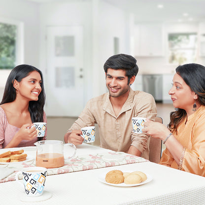 Larah by Borosil Novelty Ember Mug Set 160 ml x 6