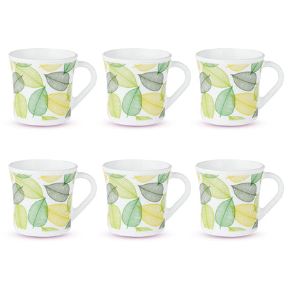 Larah by Borosil Crysta Noma Mug Set 160 ml x 6