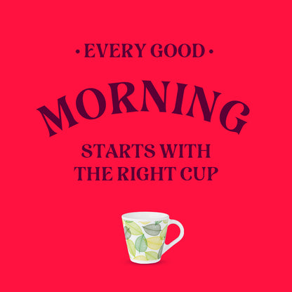 Larah by Borosil Novelty Noma Mug Set 160 ml x 6