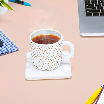 Larah by Borosil Angel Gold Mug Set 180 ml x 6