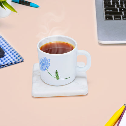 Larah by Borosil Blue Mist Mug Set 180 ml x 6