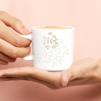 Larah by Borosil Ingot Mug Set 180 ml x 6 (Option 1)