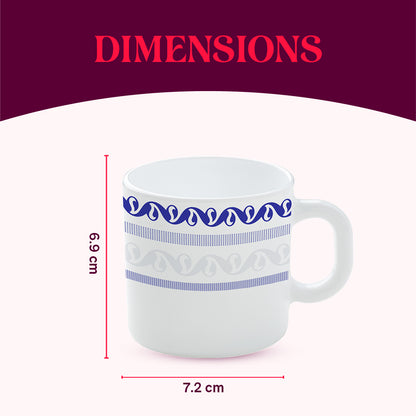 Jazzblue Mug Set 180 ml x 6 (Option 1)