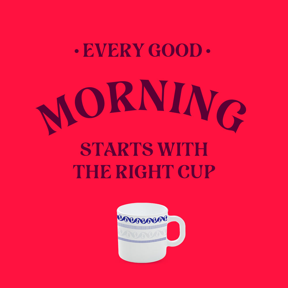 Jazzblue Mug Set 180 ml x 6 (Option 1)