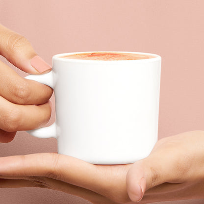 Larah Logo Opalware Mug Set