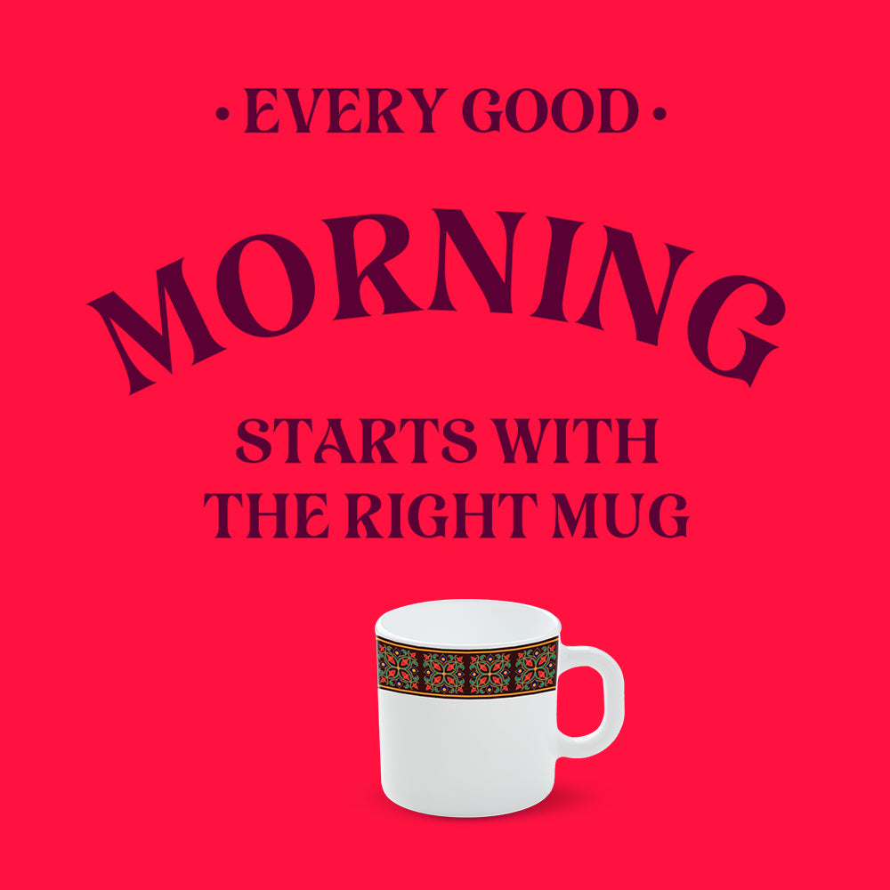 Larah By Borosil Minar Mug Set