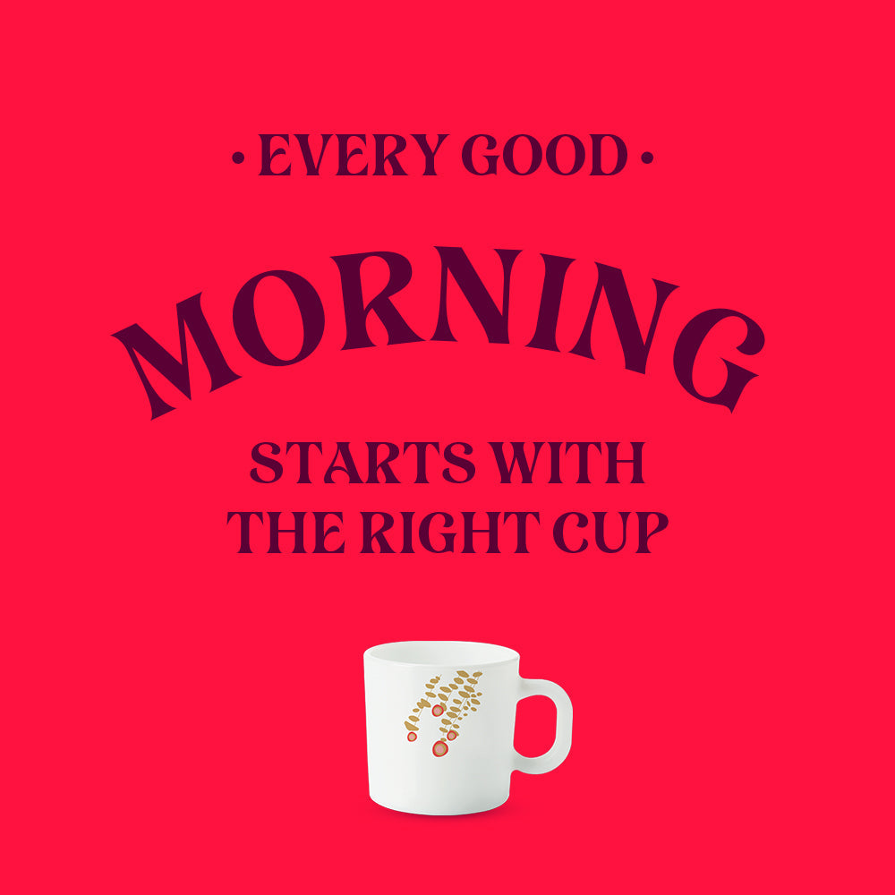 Larah By Borosil Pebbles Mug Set, 240ml x 2