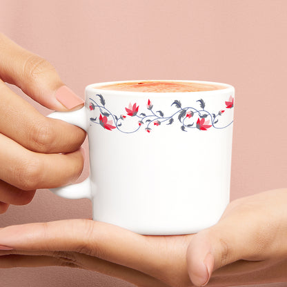 Larah by Borosil Pentas Mug Set, 180ml x 6