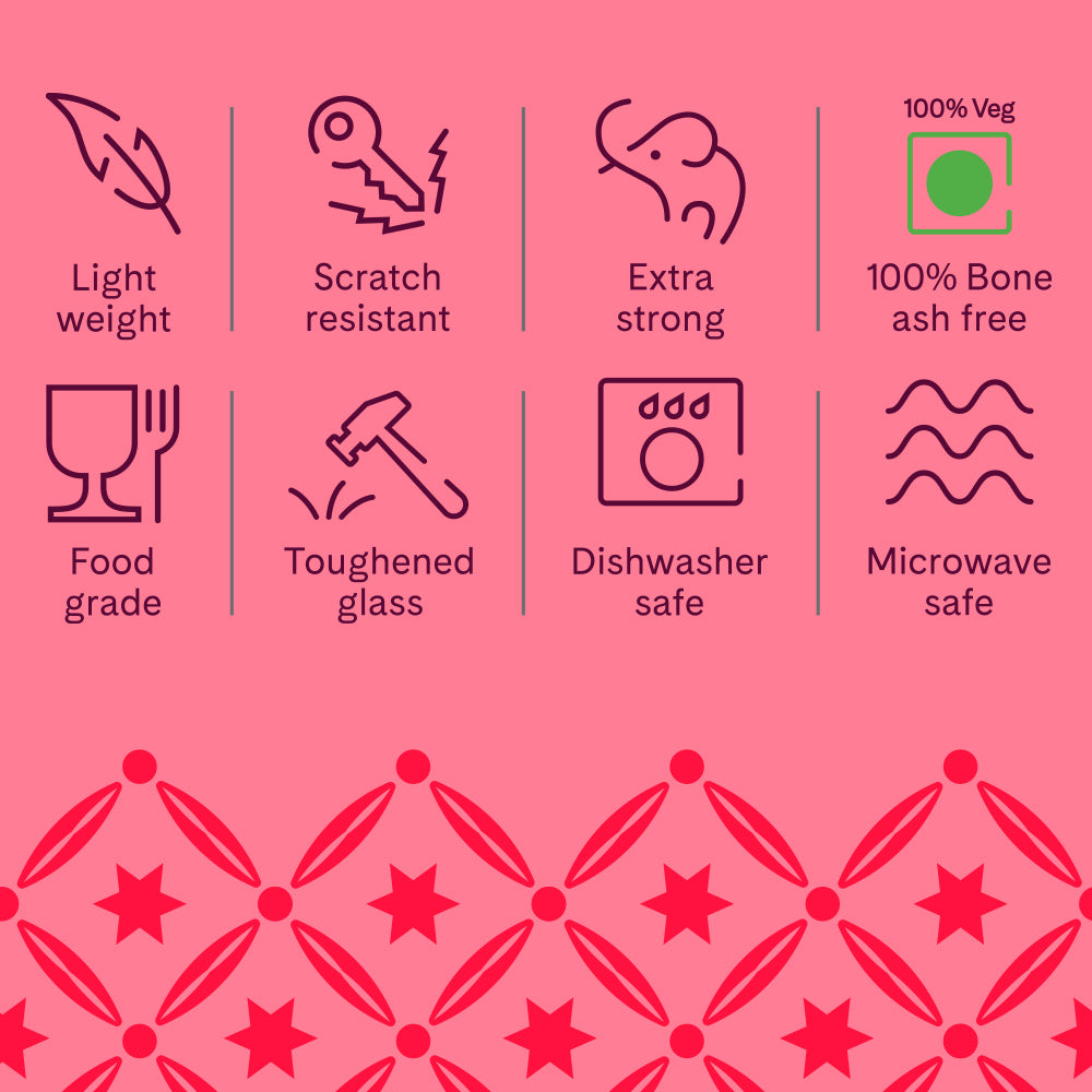 Larah By Borosil Syrah Mug Set