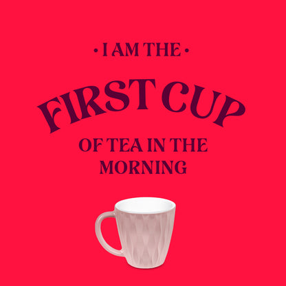 Larah By Borosil Curl Cup Set, Pastel Pink 200 ml x 6