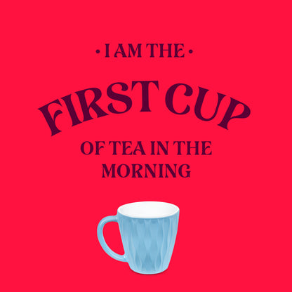 Larah By Borosil Curl Cup Set, Powder Blue 200 ml x 6