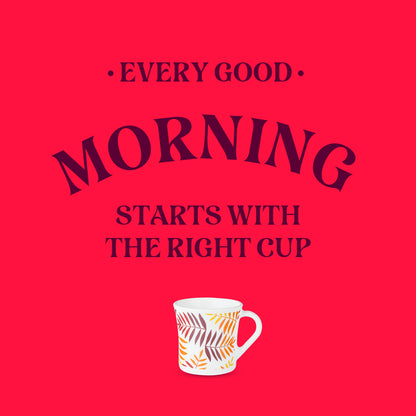 Larah by Borosil Crysta Costa Mug Set 210 ml x 6