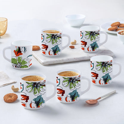 Larah by Borosil Bali Mug Set 240 ml x 6 (Option 1)