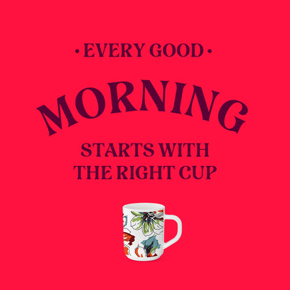 Larah by Borosil Bali Mug Set 240 ml x 6 (Option 1)