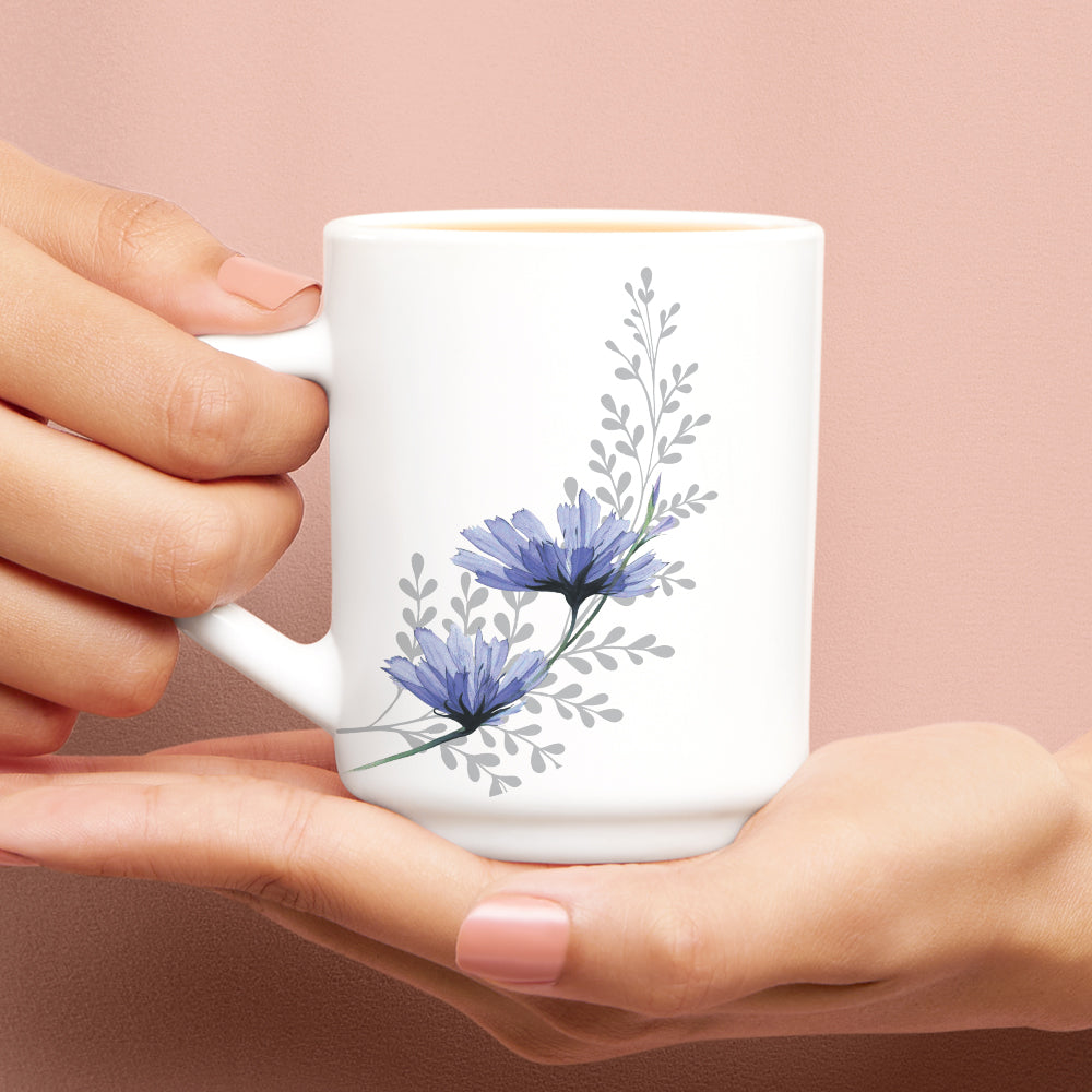 Larah By Borosil Bellflower Mug Set