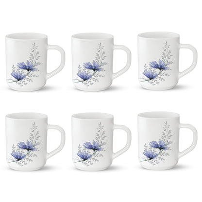 Larah By Borosil Bellflower Mug Set