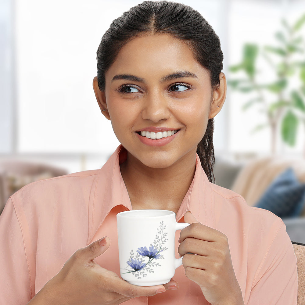 Larah By Borosil Bellflower Mug Set