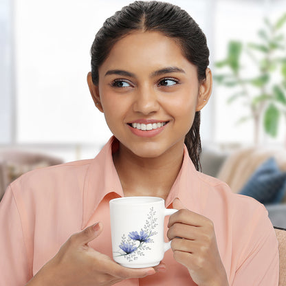 Larah By Borosil Bellflower Mug Set