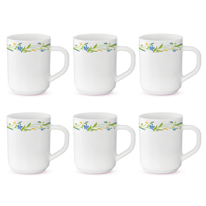 Larah by Borosil Cripper Mug Set 240 ml x 6