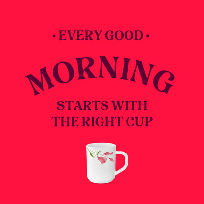 Larah by Borosil Diana Mug Set 240 ml x 6