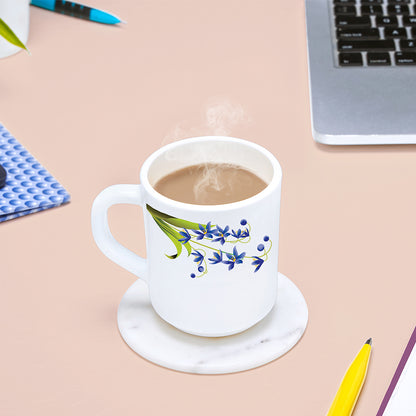 Larah by Borosil Lavender Mug Set 240 ml x 6