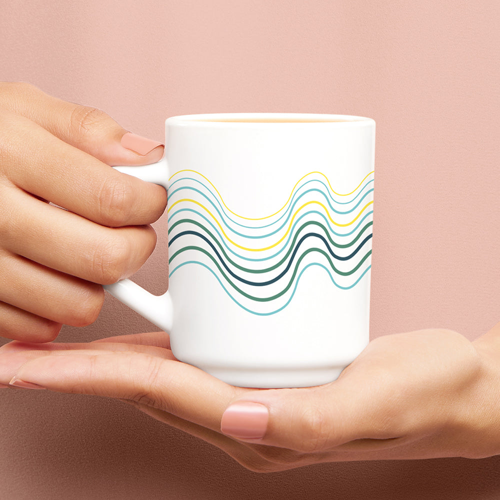 Larah by Borosil Mia Mug Set 240 ml x 6