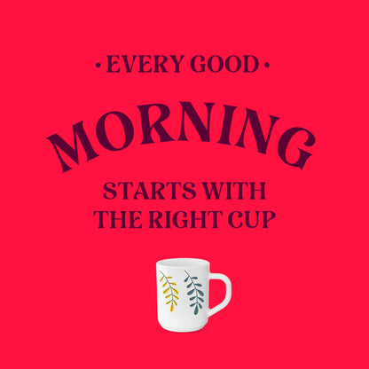 Larah by Borosil Niva Mug Set 240 ml x 6