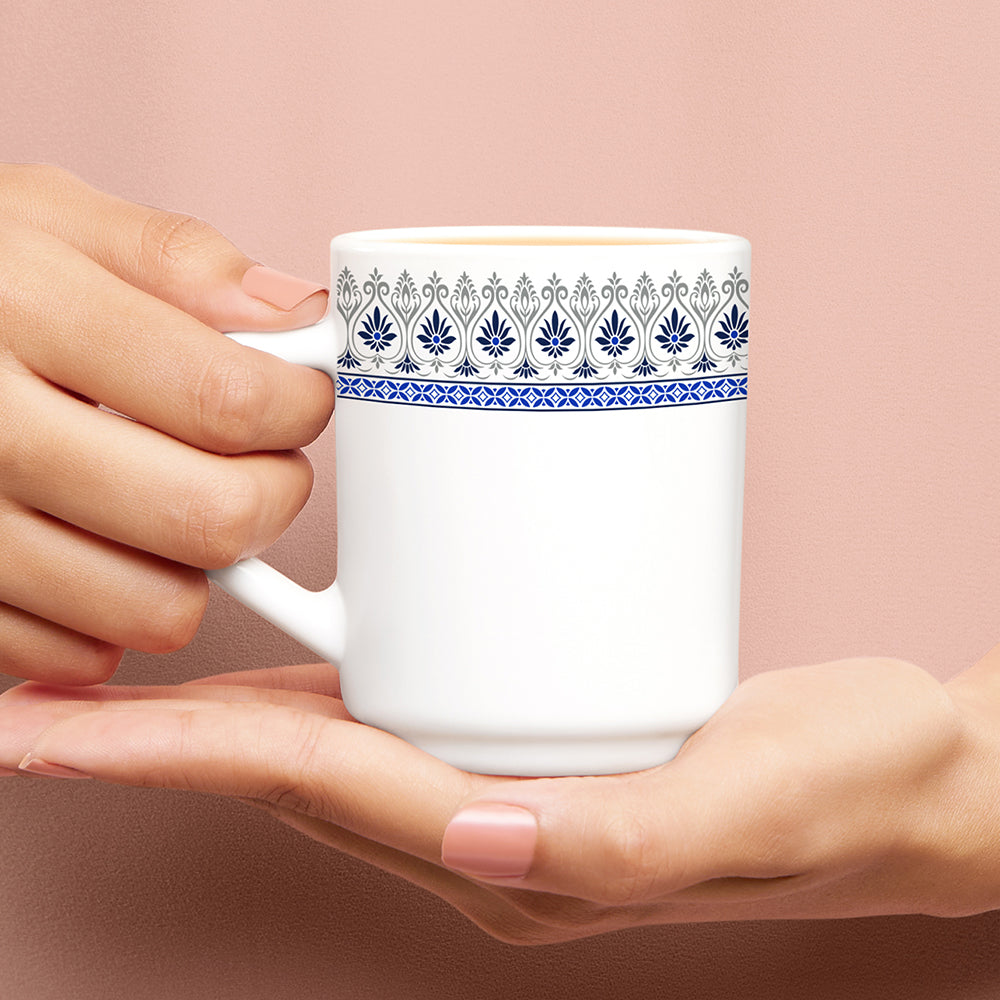 Larah by Borosil Ocean Mug Set 240 ml x 6