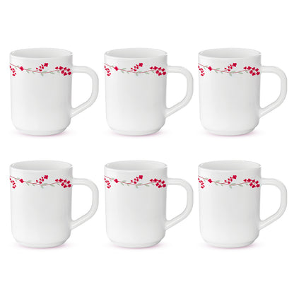 Larah by Borosil Verona Mug Set 240 ml x 6