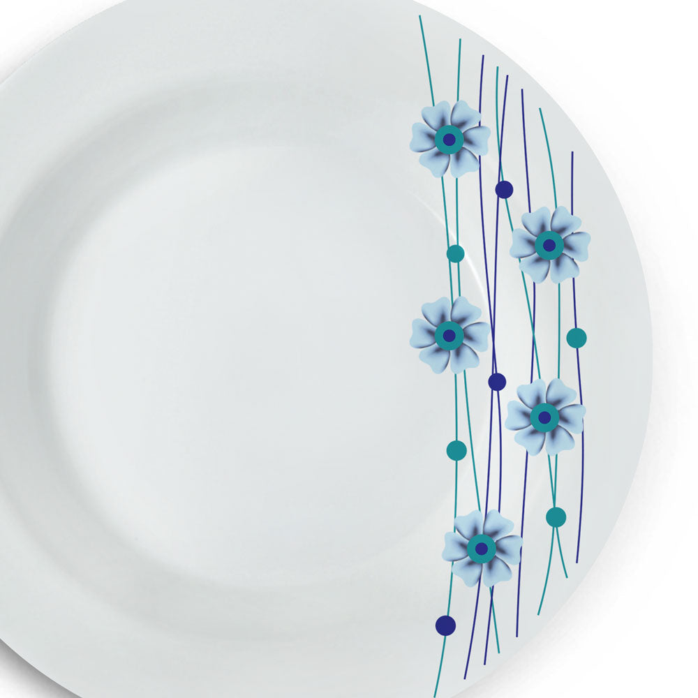 Larah by Borosil Bluebell Snack Set 7 pc Set