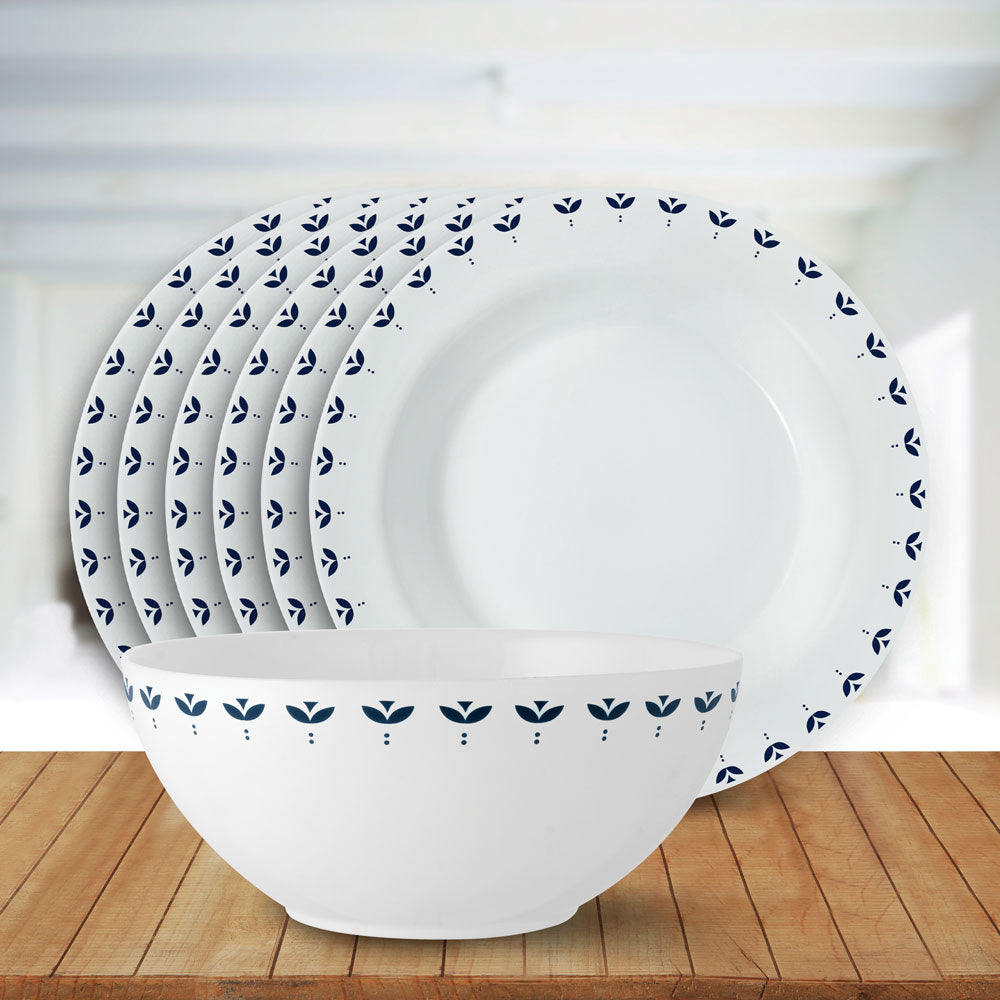 Larah by Borosil Fabula Snack Set 7 pc Set