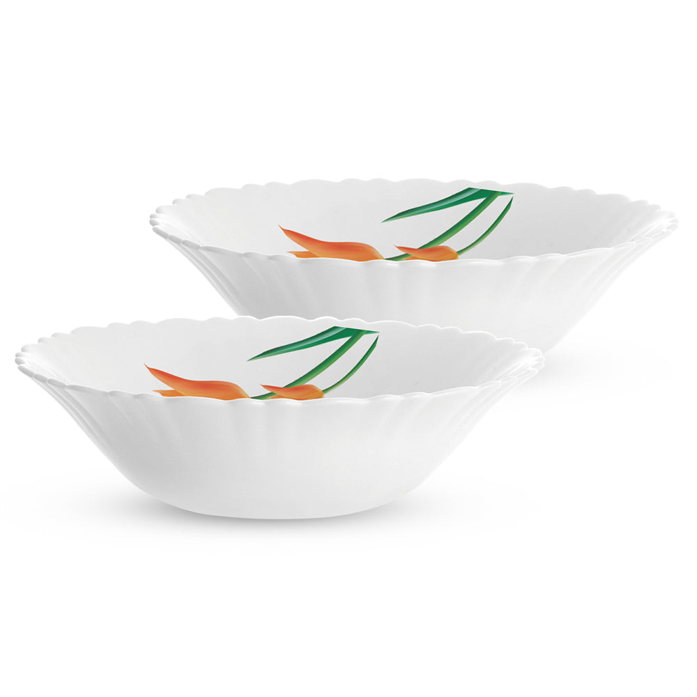 Larah by Borosil Firefly Snack Set w Mugs 8 pc Set