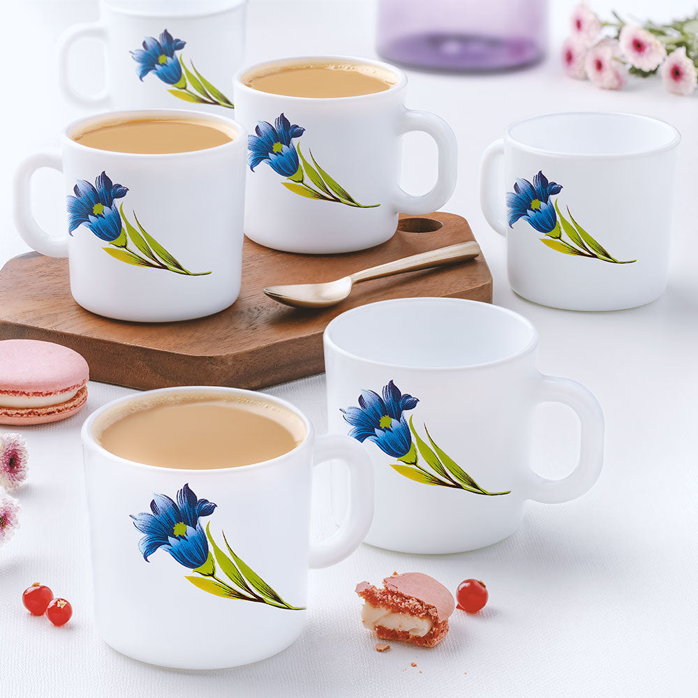 Larah by Borosil Nina Snack Set w Mugs