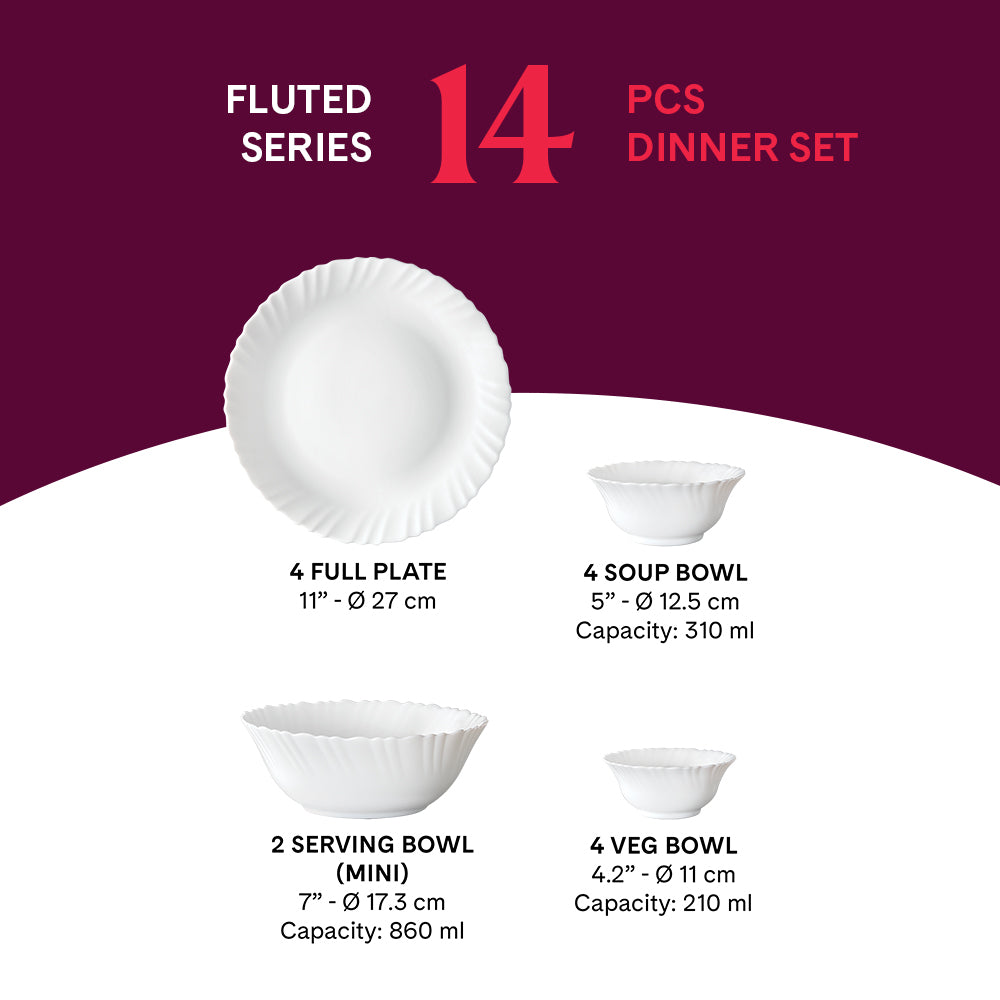 Larah Lavender Dinner Set