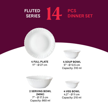 Larah Lavender Dinner Set