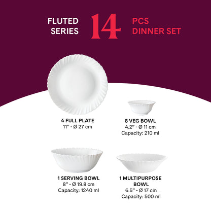 Larah Lavender Dinner Set