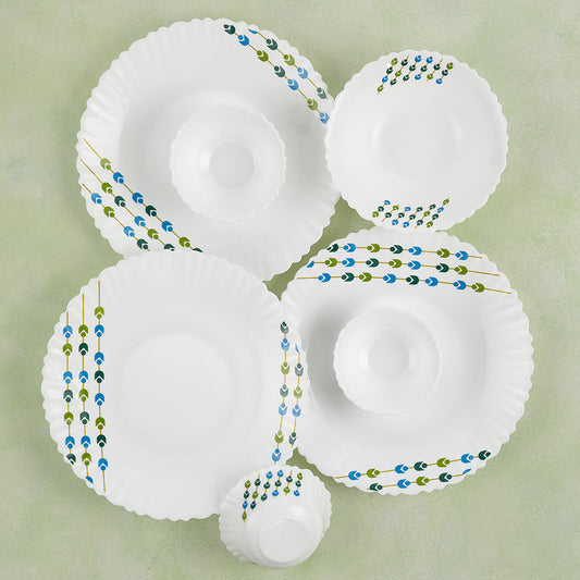 Larah by Borosil, Betel Dinner Set