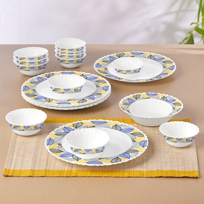 Larah by Borosil Kora 19 pc Dinner Set 19 pc Set: Serves 6