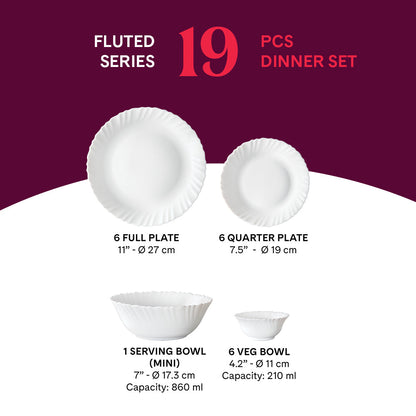 Larah Mimosa Dinner Set, 21 pc