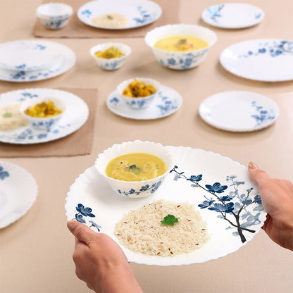 Larah by Borosil Mimosa Dinner Set, 13 pc