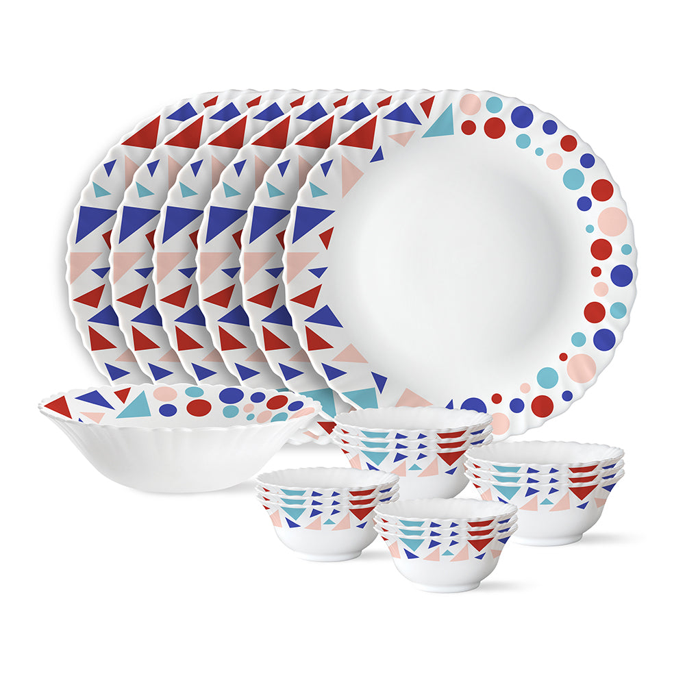Larah Speckle 19 pc Dinner Set