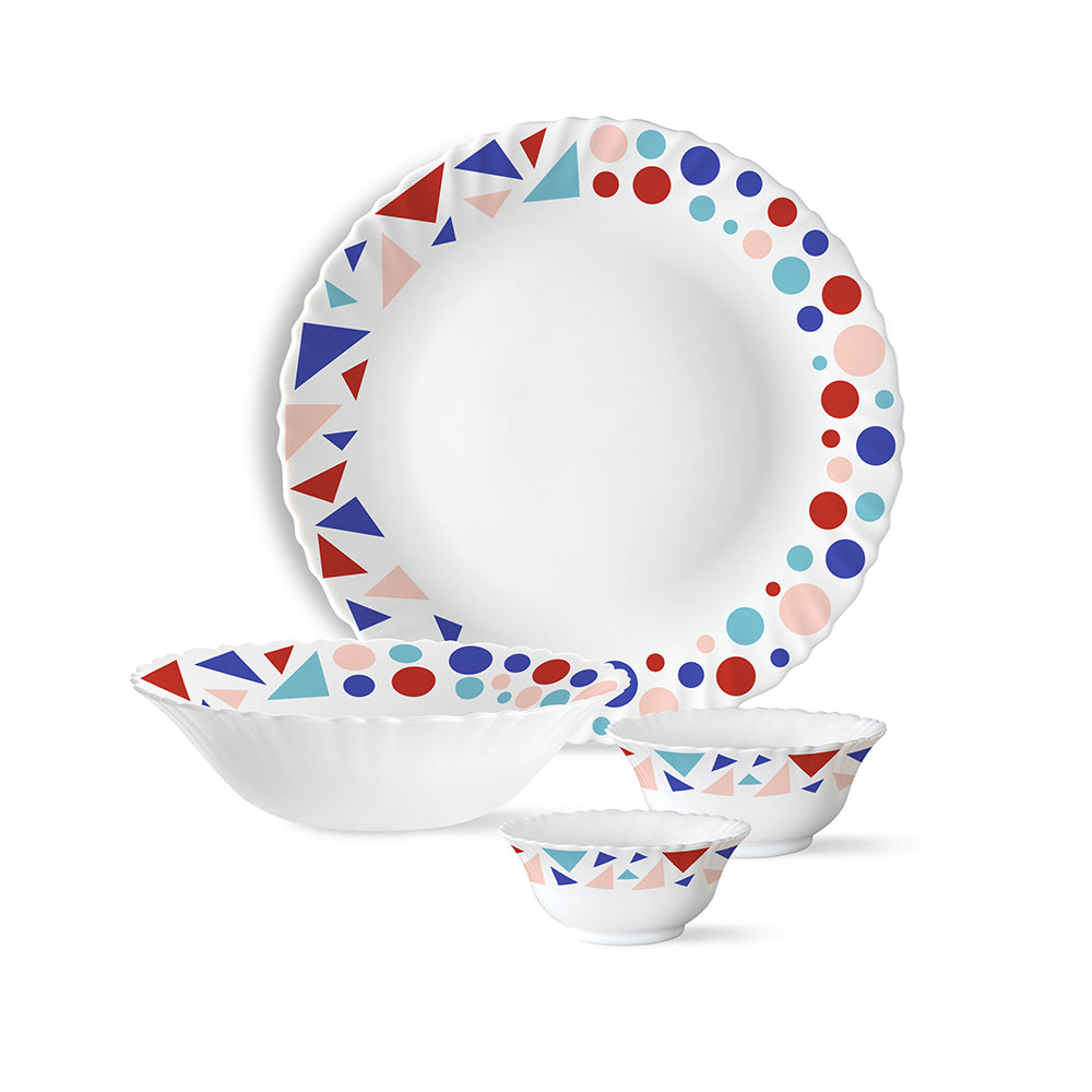 Larah Speckle 19 pc Dinner Set
