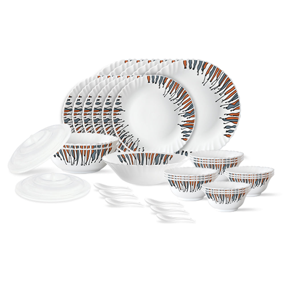 Larah by Borosil, Florentine Dinner Set