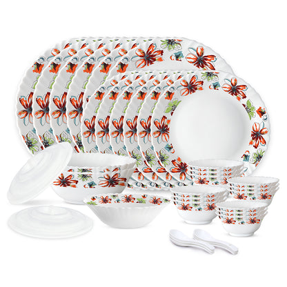 Larah by Borosil Bali 35 pc Dinner Set 35 pc Set: Serves 6
