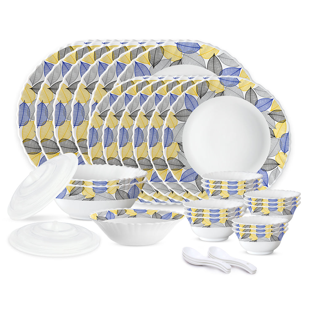 Larah by Borosil Kora 35 pc Dinner Set 35 pc Set: Serves 6