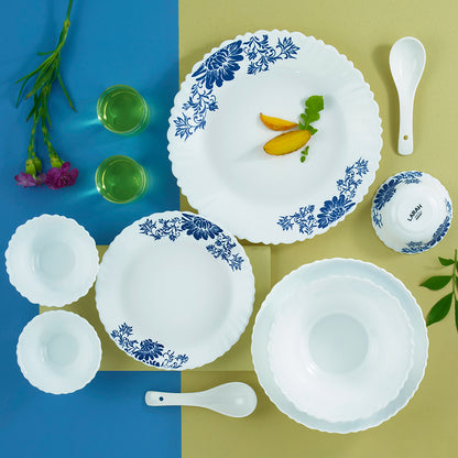 Larah by Borosil, Leona Dinner Set 35 pc Set: Serves 6 (Option 2)