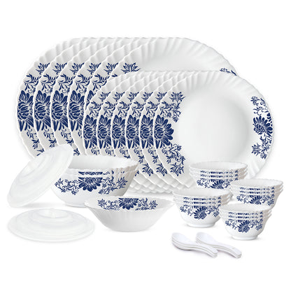 Larah by Borosil, Leona Dinner Set 35 pc Set: Serves 6 (Option 2)