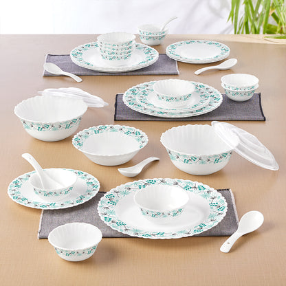 Larah by Borosil Stardust 35 pc Dinner Set 35 pc Set: Serves 6