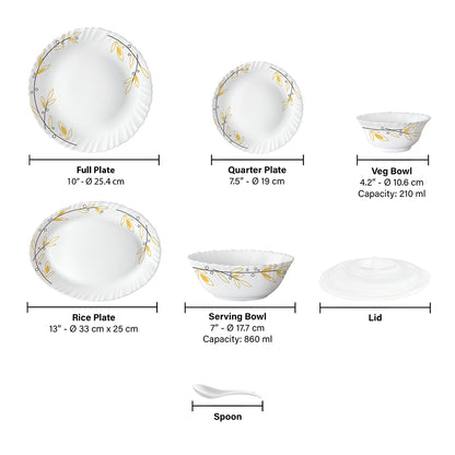 Larah Bella 47 pc Dinner Set
