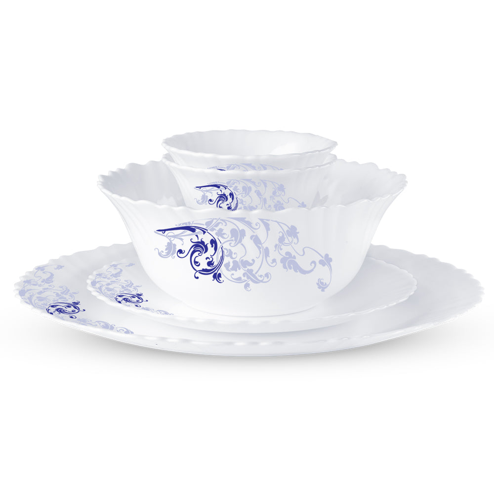 Larah by Borosil Blue Eve 47 pc Dinner Set
